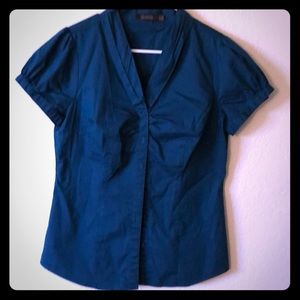 The Limited Essential Shirt Short Sleeve Teal sz M